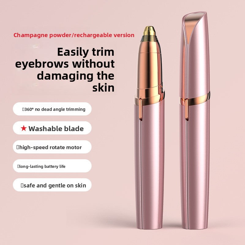 Electric Eyebrow Trimmer Rechargeable Beauty Shaper