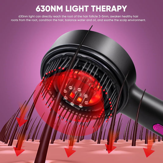 Hair comb with scalp massage function