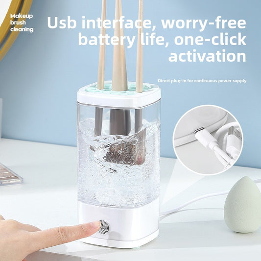 Electric Makeup Brush Cleaner Automatic Beauty Sponge Cleaning Machine