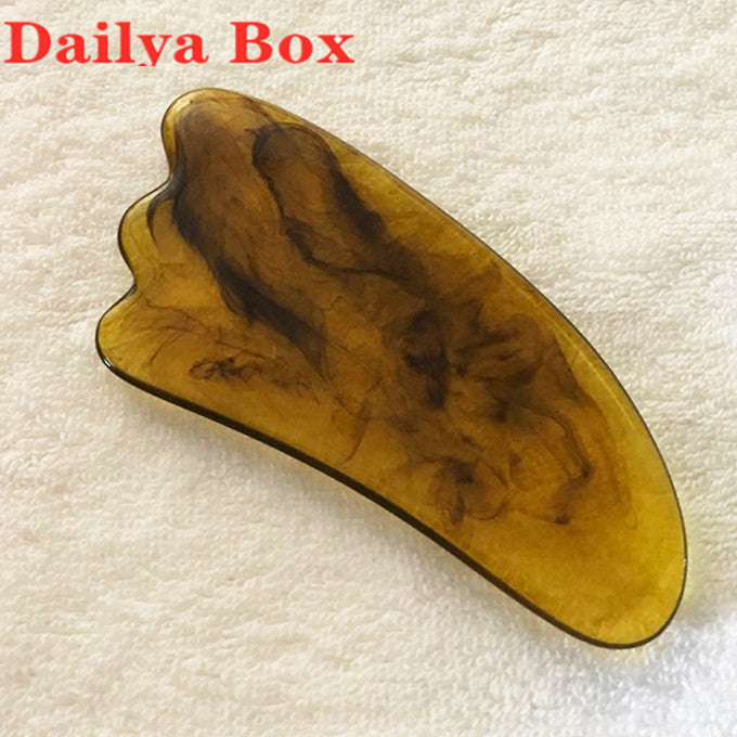 Heart Shape Spa Face Massage Beeswax Guasha Board