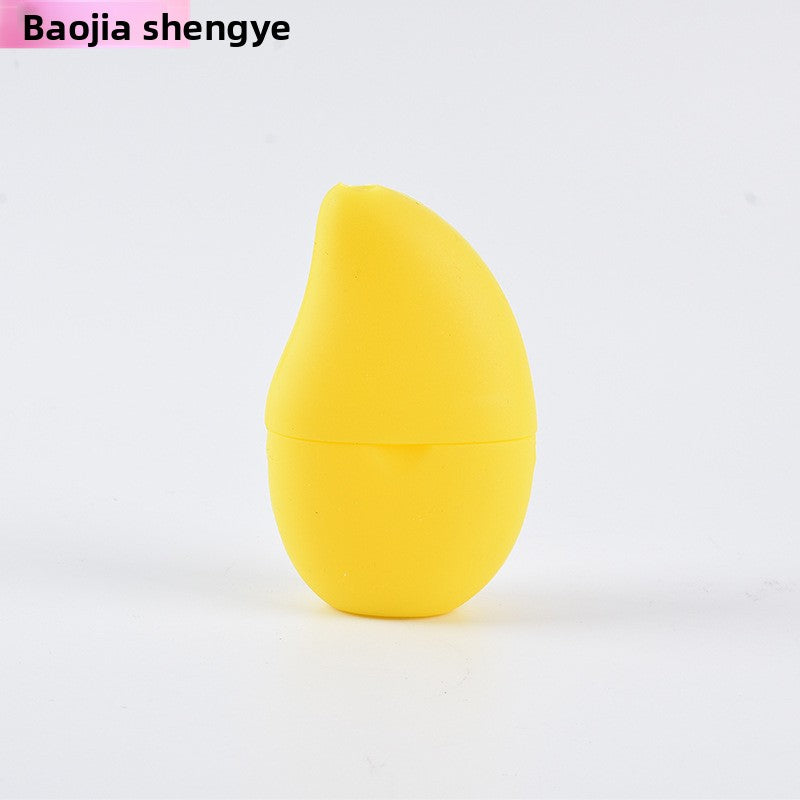 Silicone face mask ice cube