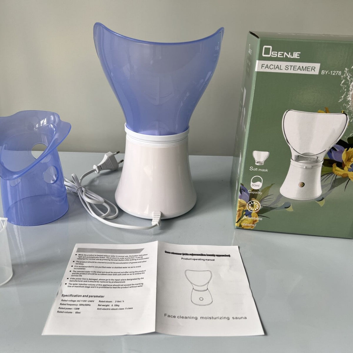 Portable Ion Steam Face Steamer