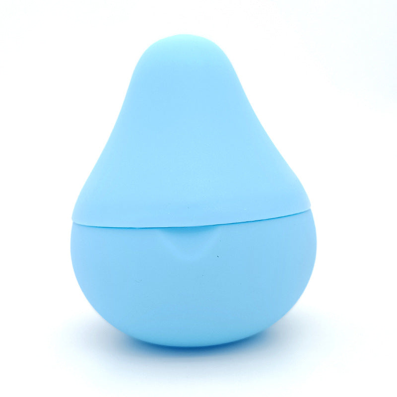 Silicone face mask ice cube