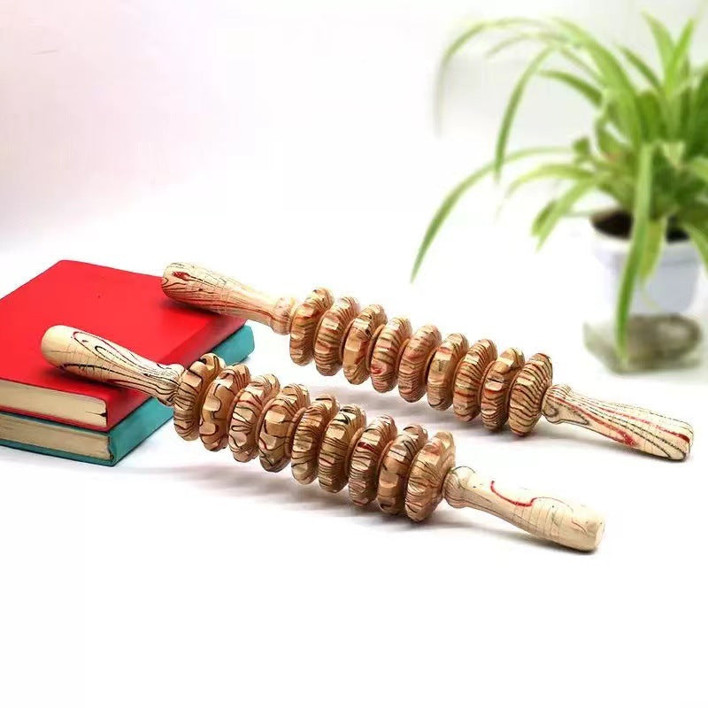 Wooden Muscle Massage Roller Stick