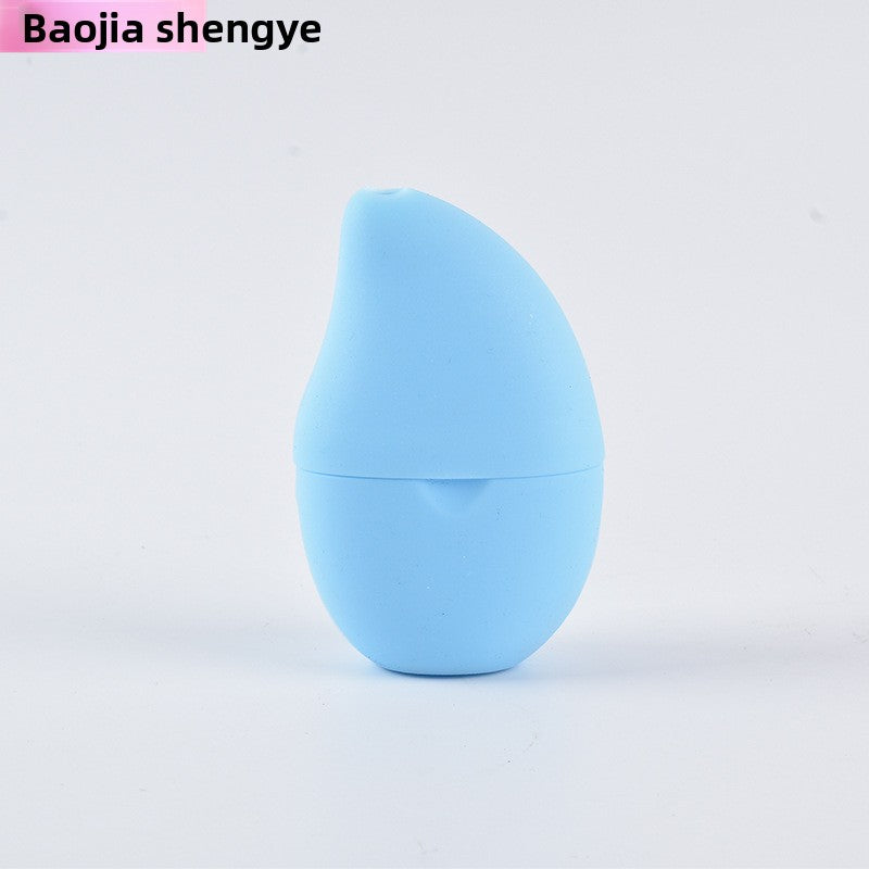 Silicone face mask ice cube