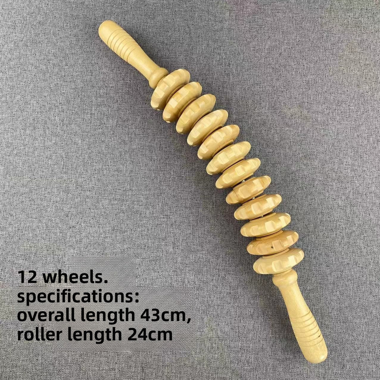 Wooden Muscle Massage Roller Stick