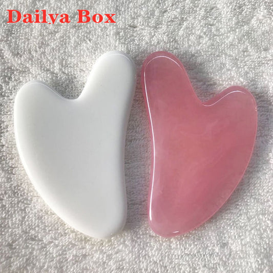 Heart Shape Spa Face Massage Beeswax Guasha Board