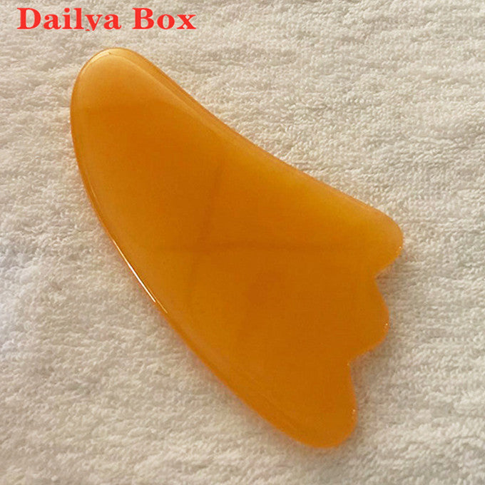 Heart Shape Spa Face Massage Beeswax Guasha Board