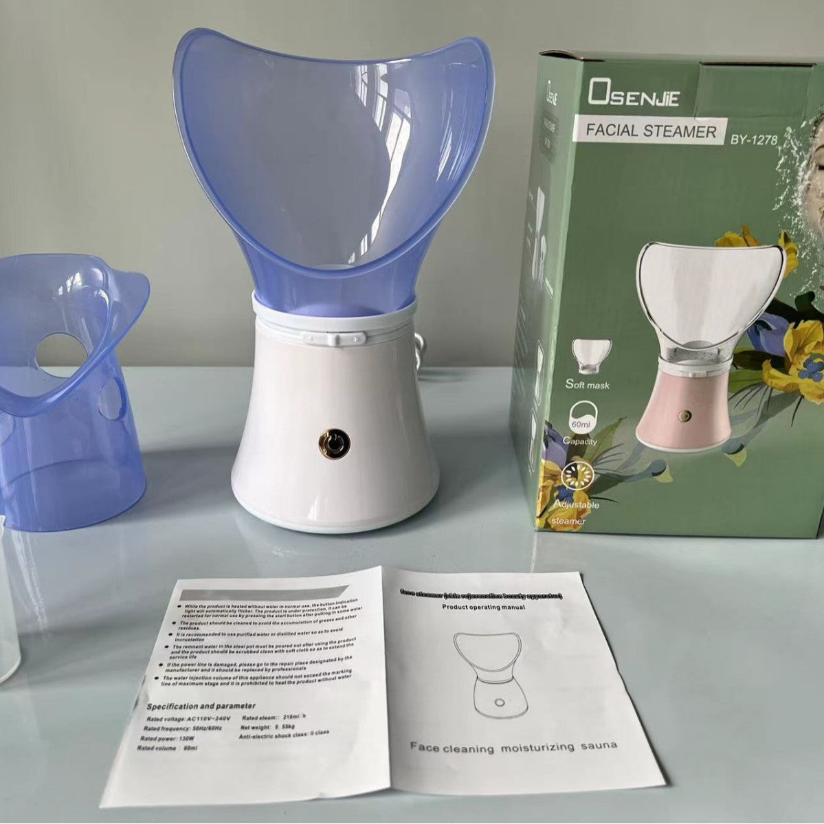 Portable Ion Steam Face Steamer