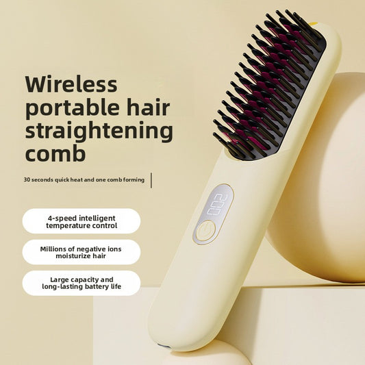 Wireless Hair Straightening Comb
