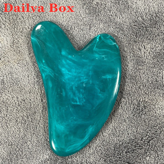 Heart Shape Spa Face Massage Beeswax Guasha Board