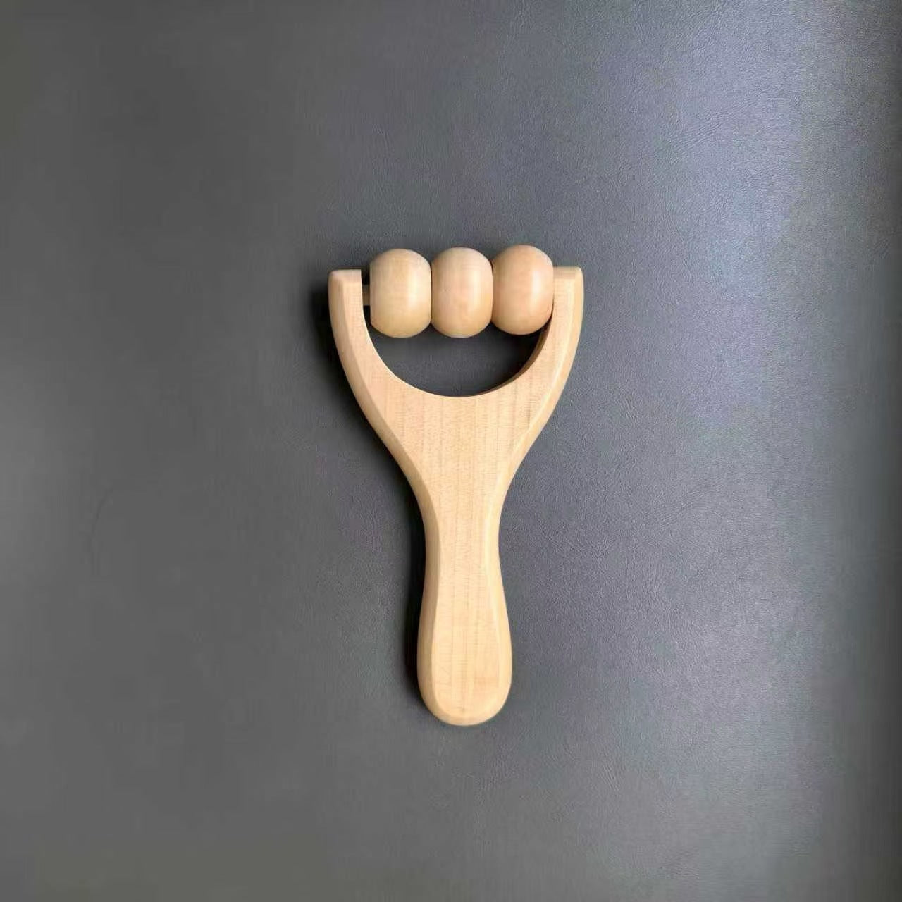Wooden Triple Ball Massage Roller