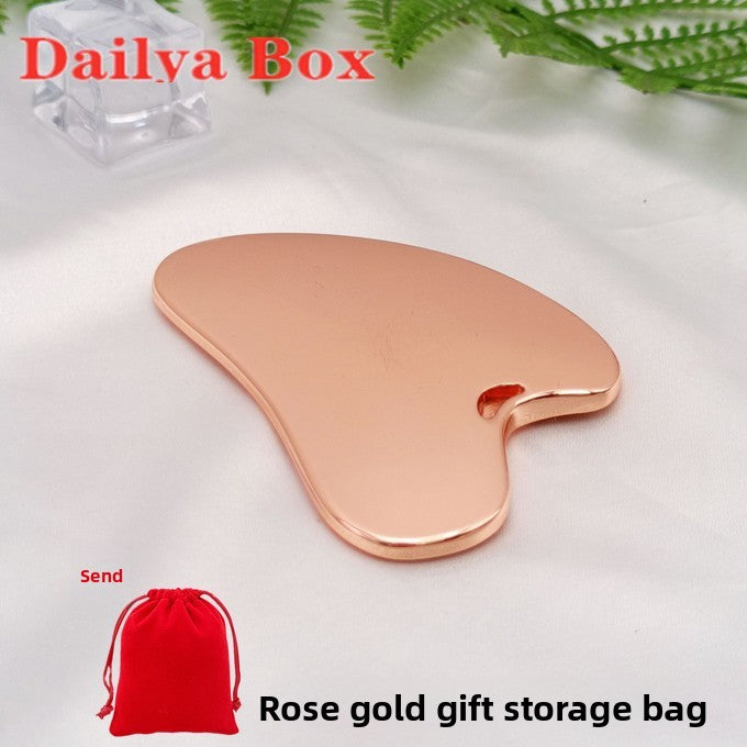 Heart Shape Spa Face Massage Beeswax Guasha Board