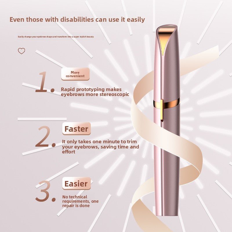 Electric Eyebrow Trimmer Rechargeable Beauty Shaper