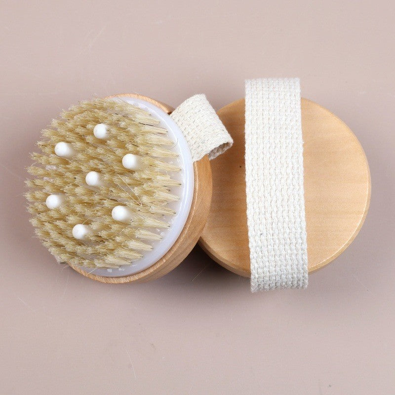 Circular bath brush massage brush