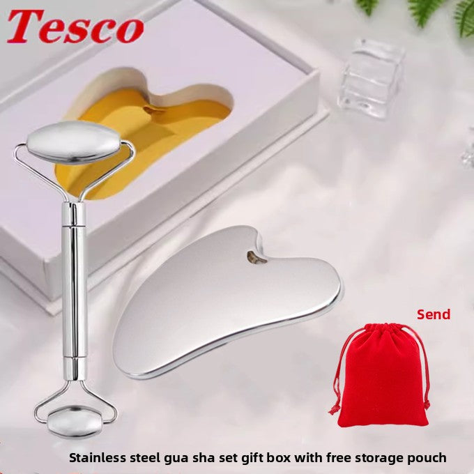 Heart Shape Spa Face Massage Beeswax Guasha Board