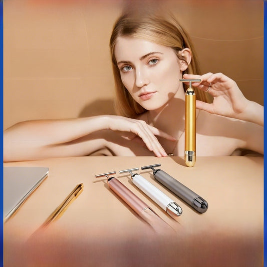 24K Gold Electric Massage Stick