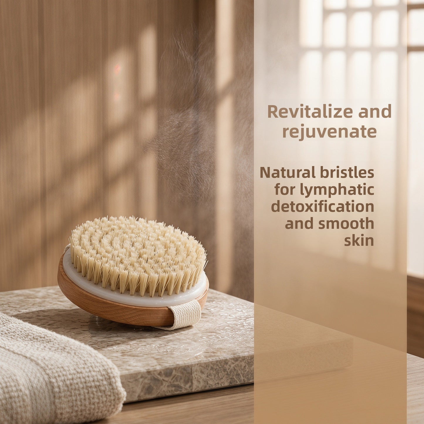 Circular bath brush massage brush