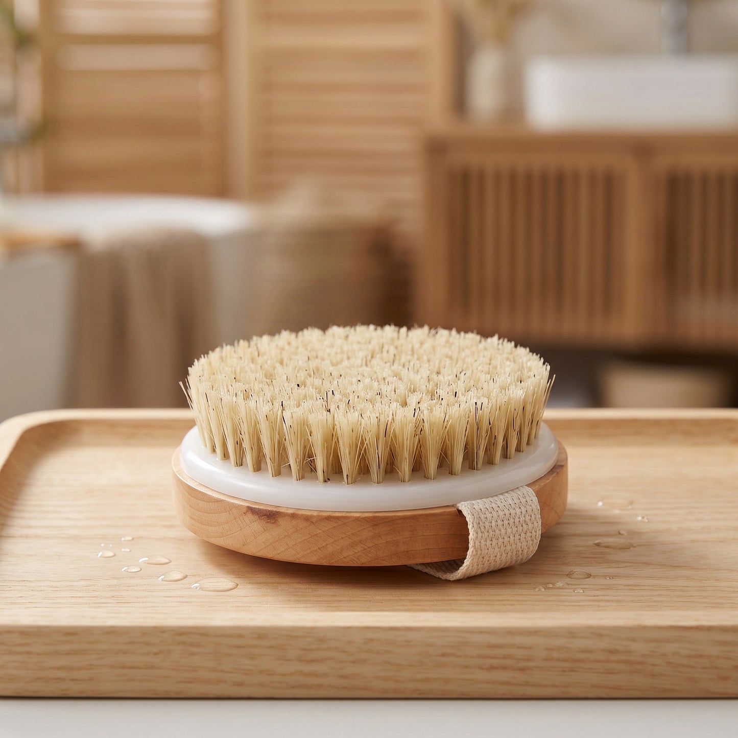 Circular bath brush massage brush