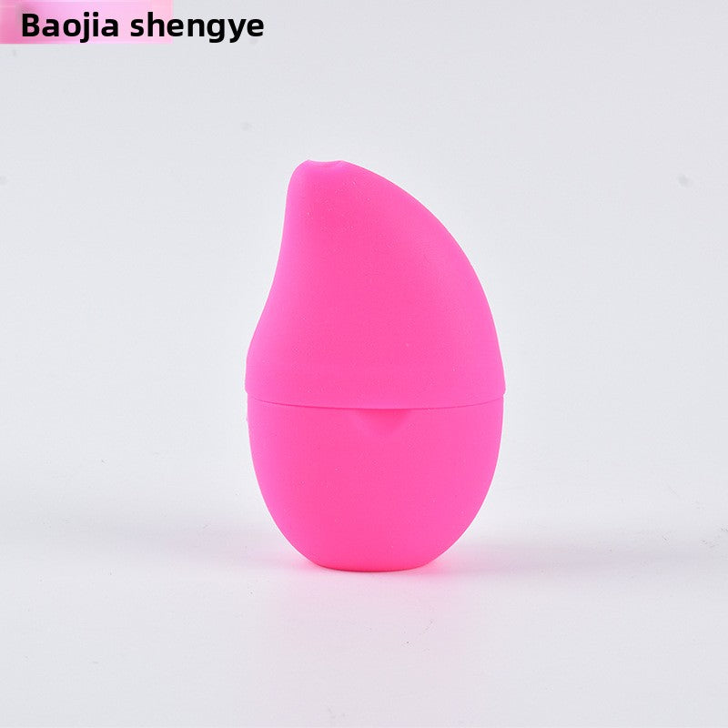 Silicone face mask ice cube