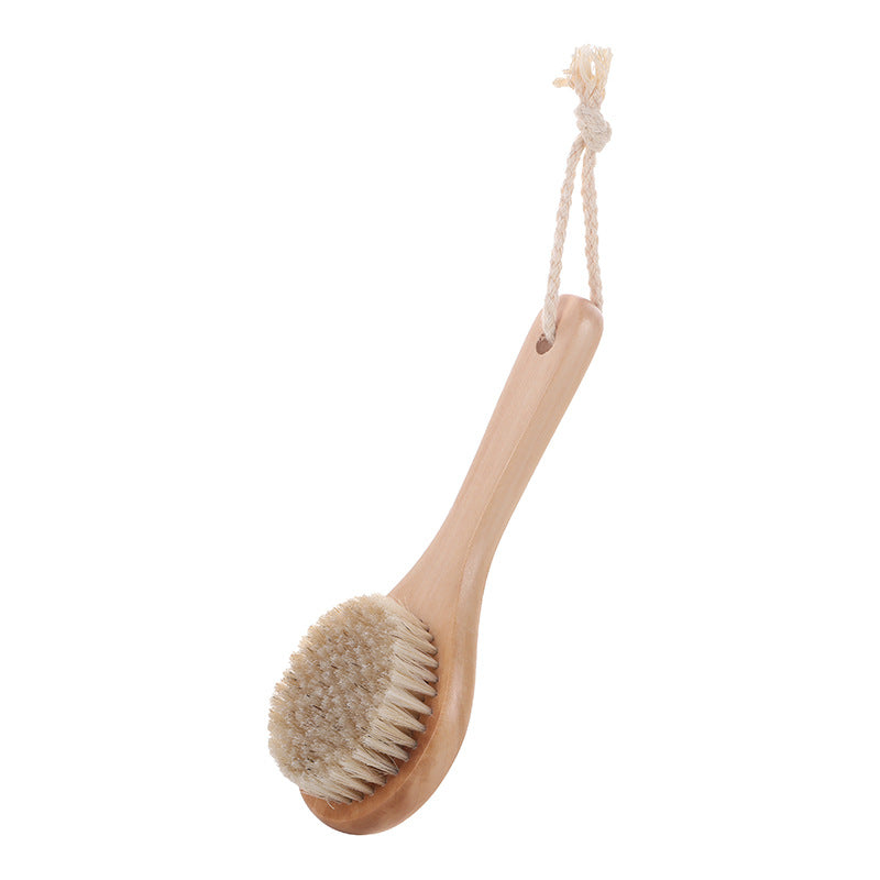 Handheld Body Bath Brush with Boar Bristles