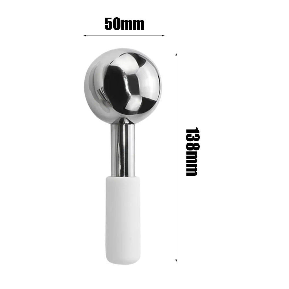 Stainless steel ice wave ball guasha sheet plate