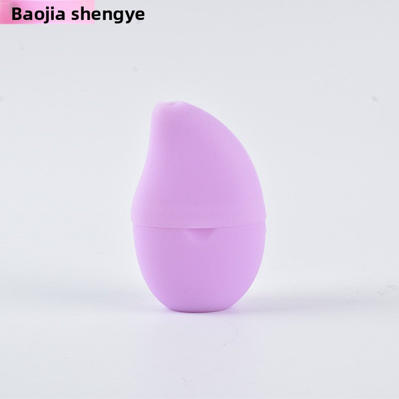 Silicone face mask ice cube