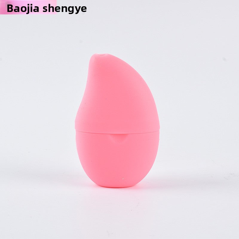 Silicone face mask ice cube