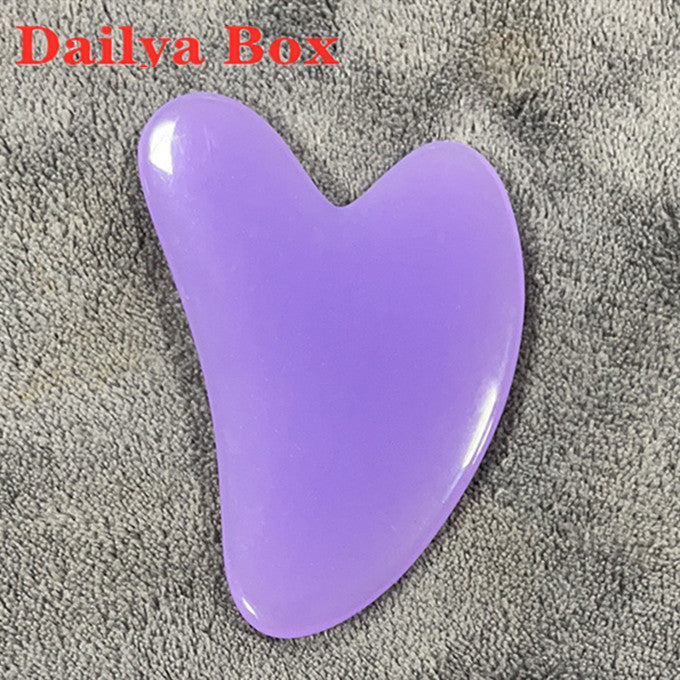 Heart Shape Spa Face Massage Beeswax Guasha Board