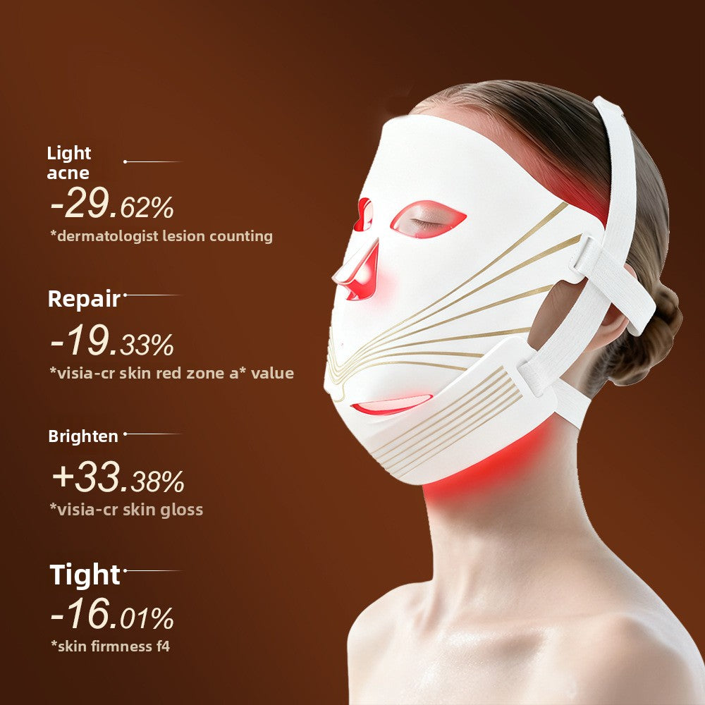 Wireless magnetic face and neck mask