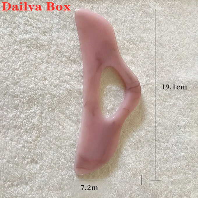 Heart Shape Spa Face Massage Beeswax Guasha Board