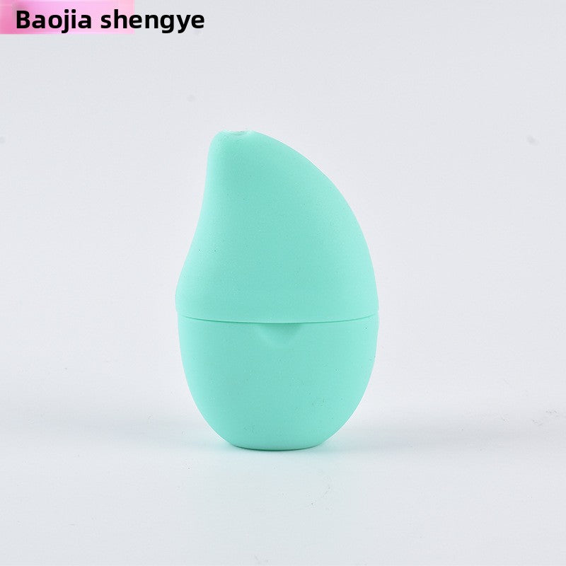 Silicone face mask ice cube