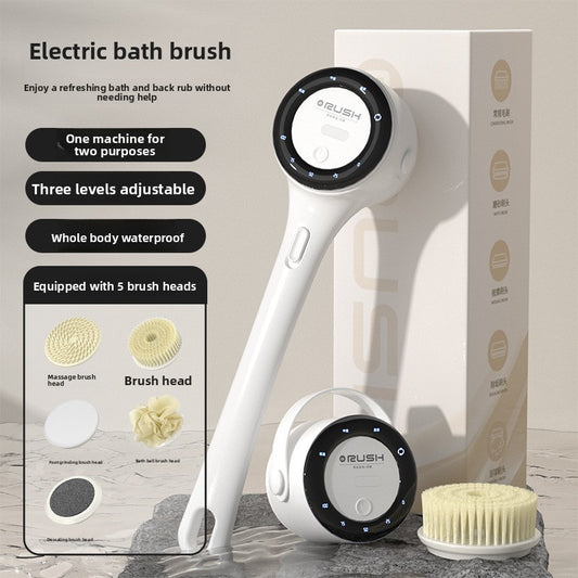 Electric Rotating Bath Brush with Waterproof Design