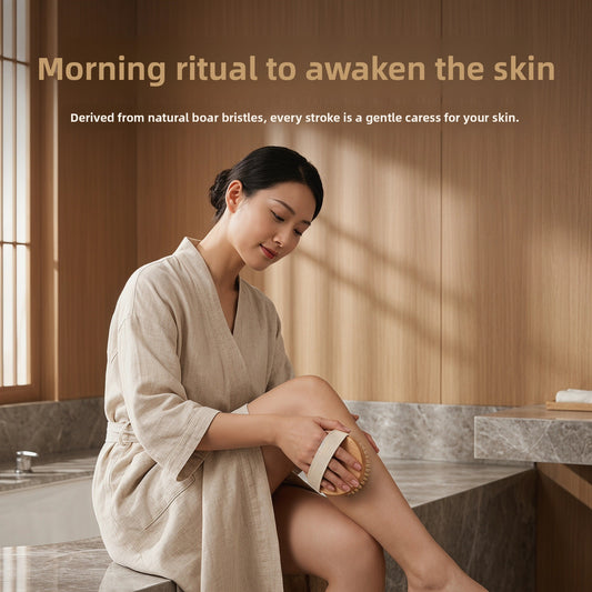 Circular bath brush massage brush