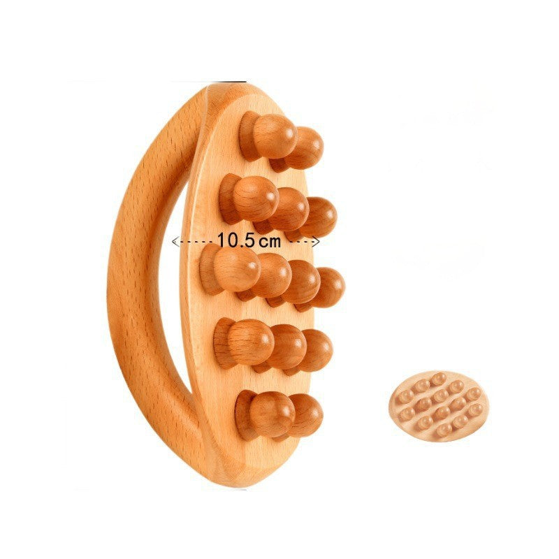 Wooden Acupressure Massage Brush for Body Relaxation