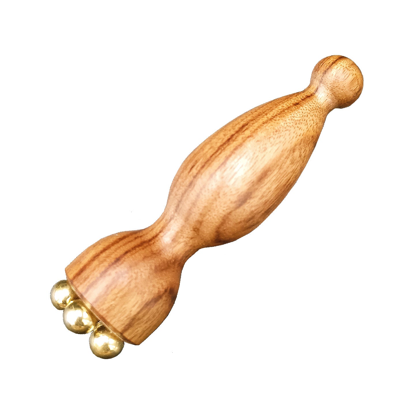 Wooden Eye Massage Stick Lotus Design
